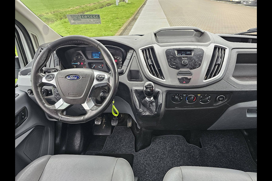 Ford Transit 350 2.0 L3 Open-Laadbak Airco Trekhaak Euro6 130Pk!
