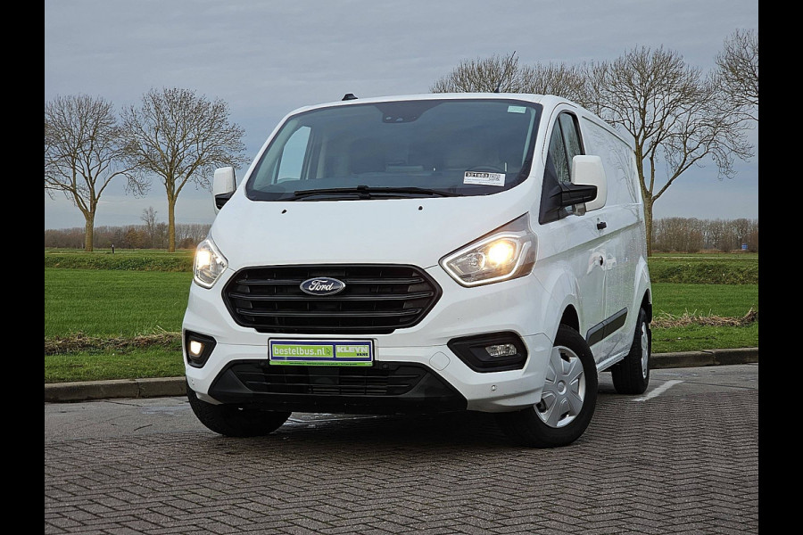 Ford Transit Custom 300 2.0 TDCI L2H1 Navi Airco PDC Cruise Achterdeuren 3 Zits Euro6 105 PK!