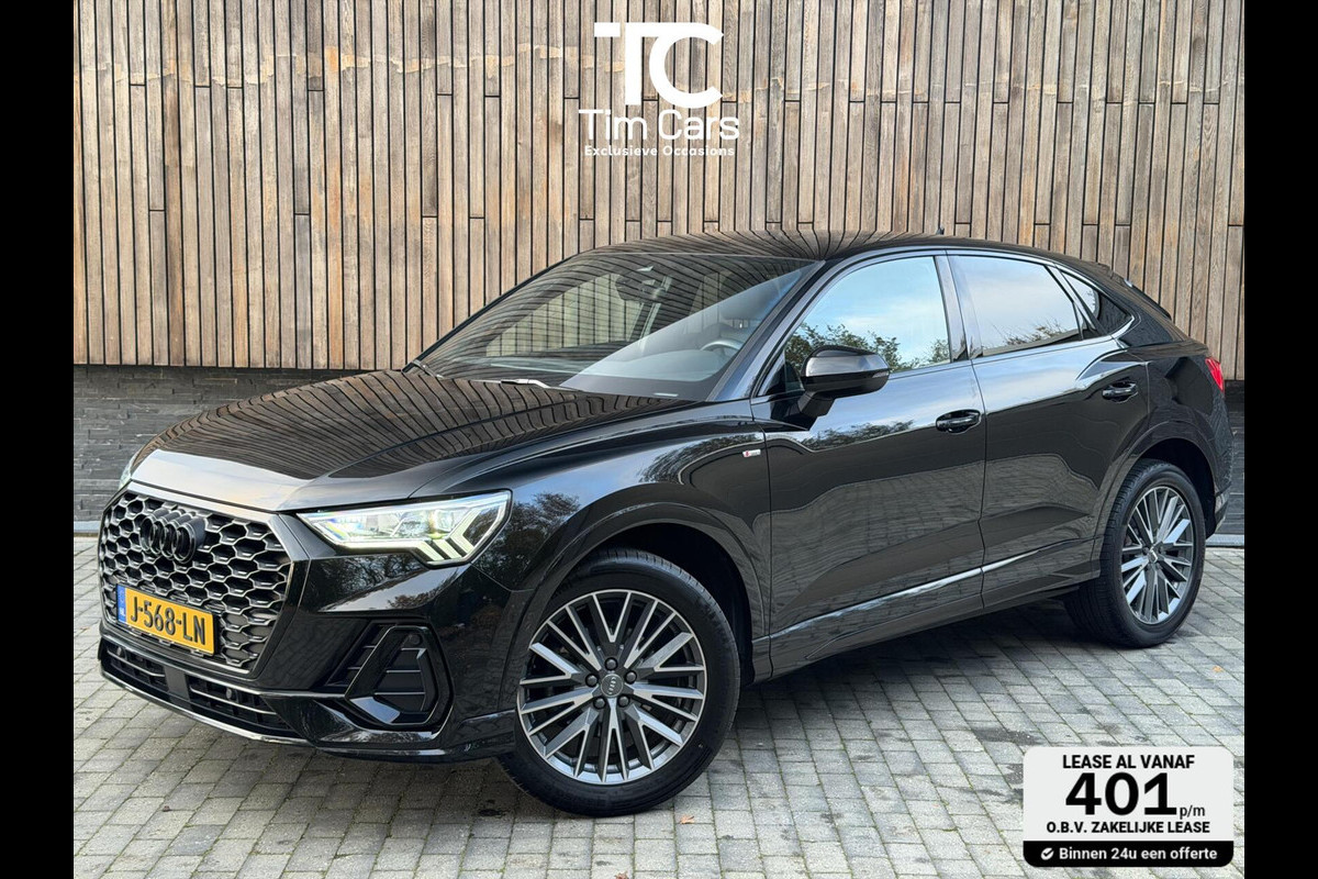 Audi Q3 35 TFSI S edition Automaat | Zwart optiek | Navigatiesysteem | Half-leer | Getint glas | Cruise & climate control | Lane assist