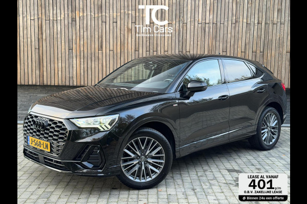 Audi Q3 35 TFSI S edition Automaat | Zwart optiek | Navigatiesysteem | Half-leer | Getint glas | Cruise & climate control | Lane assist