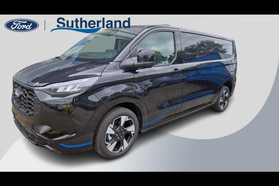 Ford Transit Custom 320 2.5 PHEV L2H1 Sport 233pk | Inklapbare trekhaak | 19 inch lichtmetalen Sport velgen (mat zwart) | Verwarmbaar stuurwiel  | Navigatie systeem | B&O speakers