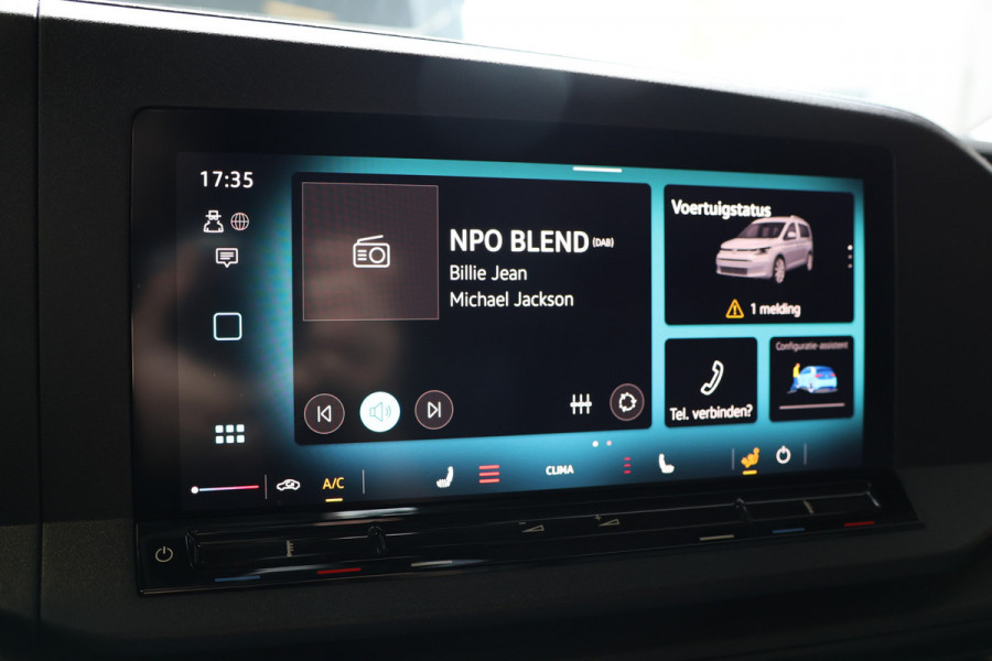 Volkswagen Caddy Cargo 2.0 TDI DSG R-Line | L+R Schuifdeur | ACC | Side Assist | Lane Assist | Virtual Cockpit | Camera | CarPlay | Stoelverwarming | LED Koplampen | Sidebars | Spoilerkit | DAB | Fabrieksgarantie | Facelift model | BPM Vrij