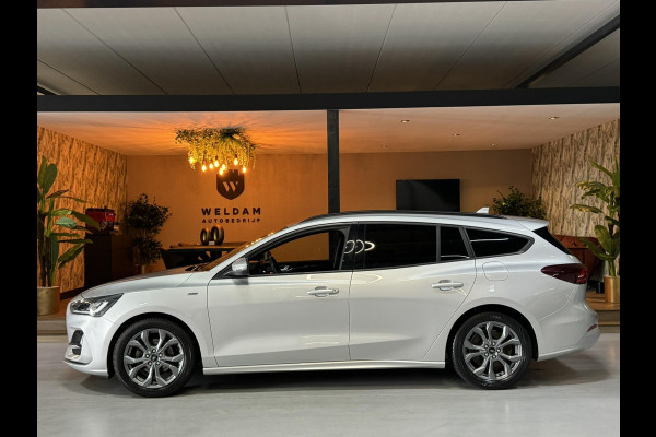 Ford Focus Wagon 1.0 EcoBoost Hybrid ST Line Garantie StuurVW StoelVW Carplay Keyless Clima Led Navi Rijklaar