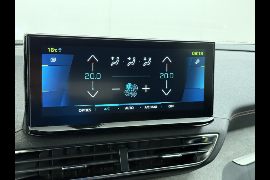Peugeot 3008 1.6T 225pk AUT-8 GT Pack HYbrid Leer/Alcantara+Elektr.+Verwarmd Trekhaak Navi360°Camera Apple Carplay Android Ecc HiFi Premium FOCAL® Zwarte Hemel Lane Assist Dodehoekwaarschuwing 1e Eigenaar Origineel Nederlandse Auto Nieuwprijs €51.858,-