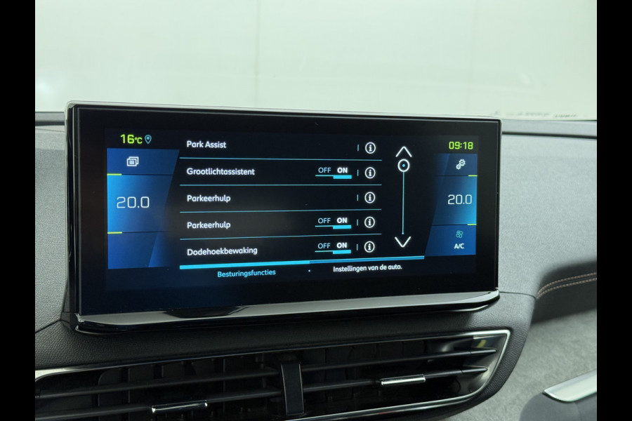 Peugeot 3008 1.6T 225pk AUT-8 GT Pack HYbrid Leer/Alcantara+Elektr.+Verwarmd Trekhaak Navi360°Camera Apple Carplay Android Ecc HiFi Premium FOCAL® Zwarte Hemel Lane Assist Dodehoekwaarschuwing 1e Eigenaar Origineel Nederlandse Auto Nieuwprijs €51.858,-