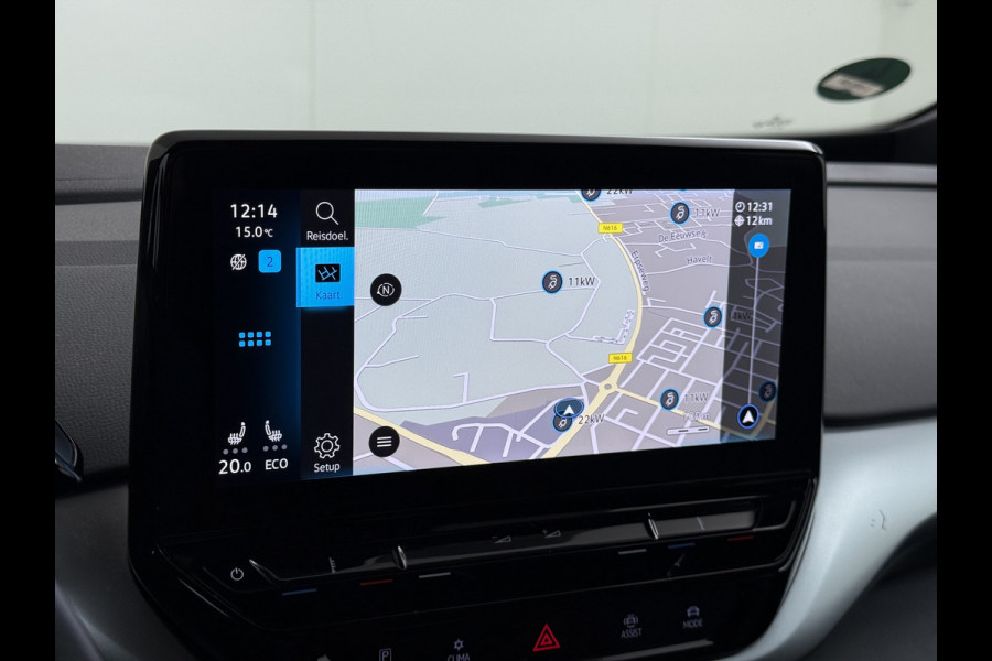 Volkswagen ID.4 204pk 1st 77kWh Trekhaak Leer/Alcantara Adap.Cruise Camera Warmtepomp Apple Carplay Android Navi Ecc Pdc-a+v Lmv 20" Stoelverwarming Led Bordherkenning Voor-Klimatisering Semi-Autopilot  Elektrisch-Wegklapbare Trekhaak App-Connect  E-sound Front-Assist Origineel Nederlandse Auto SOH 86%