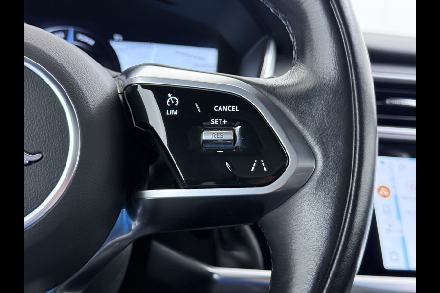 Jaguar I-PACE EV320PK 90kWh Leer Pano-Dak 360°Camera 20"LM Meridian™-Sound Apple Carplay Android Navi Ecc Pdc S Business Pack Keyless Stoelverwarming Rode-Remklauwen Elek.Achterklep Led Privacy Glas Cruise Control Rijstrooksensor Origineel Nederlandse Auto Dealeronderhouden 3 FASE LADEN 320pk 500Nm