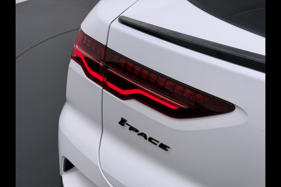 Jaguar I-PACE EV320PK 90kWh Leer Pano-Dak 360°Camera 20"LM Meridian™-Sound Apple Carplay Android Navi Ecc Pdc S Business Pack Keyless Stoelverwarming Rode-Remklauwen Elek.Achterklep Led Privacy Glas Cruise Control Rijstrooksensor Origineel Nederlandse Auto Dealeronderhouden 3 FASE LADEN 320pk 500Nm