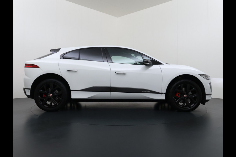 Jaguar I-PACE EV320PK 90kWh Leer Pano-Dak 360°Camera 20"LM Meridian™-Sound Apple Carplay Android Navi Ecc Pdc S Business Pack Keyless Stoelverwarming Rode-Remklauwen Elek.Achterklep Led Privacy Glas Cruise Control Rijstrooksensor Origineel Nederlandse Auto Dealeronderhouden 3 FASE LADEN 320pk 500Nm