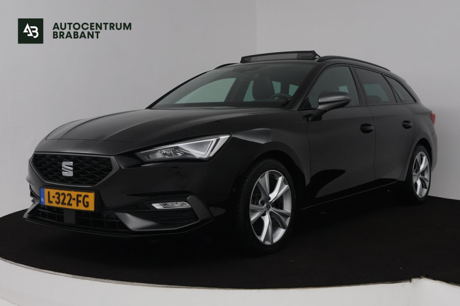 Seat Leon Sportstourer 1.5 eTSI FR Launch Edition (PANORAMADAK, STUUR/STOELVERWARMING, CAMERA, DIGITALE COCKPIT, CRUISE ADAPTIEF)