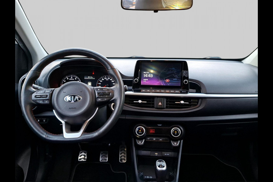 Kia Picanto 1.0 T-GDi GT-Line 5p leer | stoel- en stuurverwarming | cruise control | camera | Apple Carplay