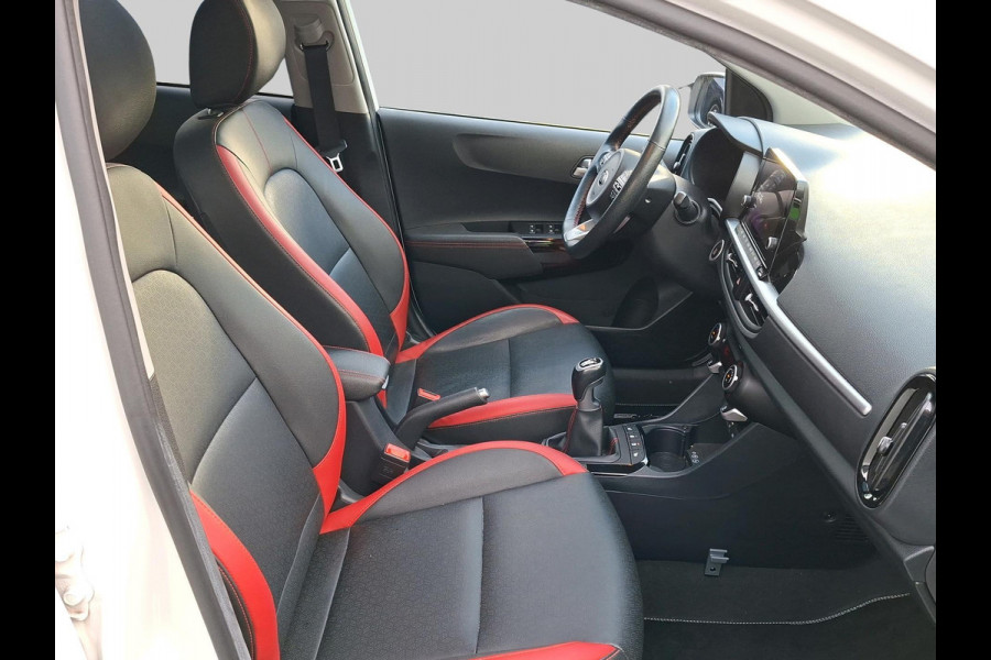 Kia Picanto 1.0 T-GDi GT-Line 5p leer | stoel- en stuurverwarming | cruise control | camera | Apple Carplay