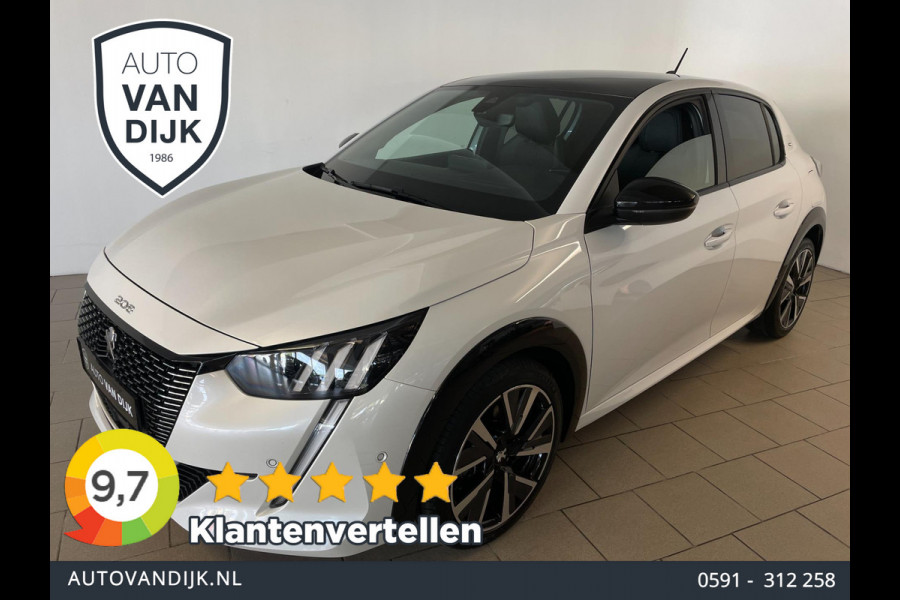 Peugeot 208 1.2 PureTech GT Pack PANO AIRCO NAVI CRUISE BLUETOOTH LED PARELMOER PRIVACYGLAS ZEER NETTE AUTO