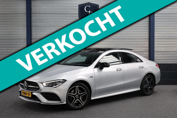Mercedes-Benz CLA-Klasse 250 e AMG LED/SFEER/PANO/HALF LEER+ALCANTARA+S.VERWARMING+MEMORY/LMV/CAM/LINE/ACC/ECC/12 MDN GARANTIE!