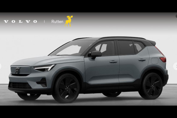 Volvo EX40 252PK Single Motor Extended Range 82 kWh Plus Black Edition/ Lounge Pakket / Panoramadak / Extra getint glas / Nubuck bekleding