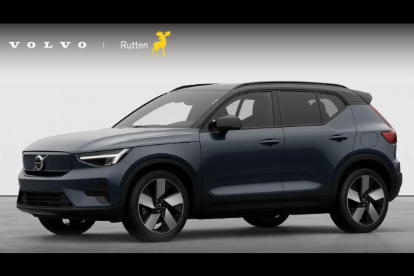 Volvo EX40 252PK Single Motor Extended Range 82 kWh Plus / Lounge Pakket / Panoramadak / 360 Camera / Extra getint glas / 20'' Velgen / Nubuck bekleding
