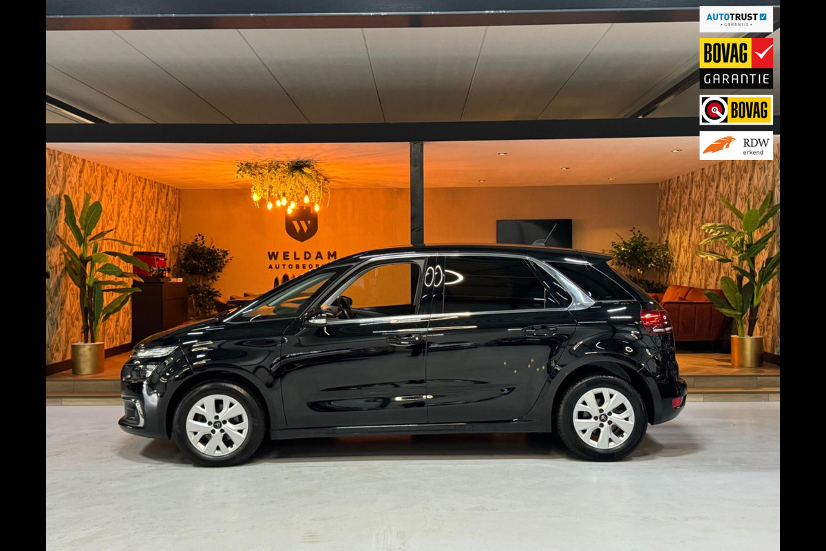 Citroën C4 Spacetourer 1.2 PureTech Garantie LED CarPlay Navi Clima Cruise Lane PDC Rijklaar