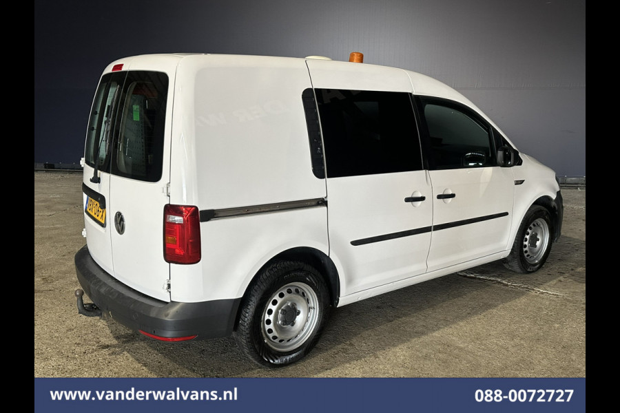 Volkswagen Caddy 2.0 TDI L1H1 Euro6 Airco | Camera | Cruisecontrol | Trekhaak Verwarmde Voorruit, Zijdeur, Parkeersensoren