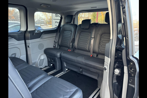 Ford Transit Custom Tourneo 340 2.5 PHEV L1H1 Titanium X | SCI | 233pk | Ergonomische Lederen Stoelen | Elektrische schuifdeuren links en rechts | Prijs is incl. BTW/BPM | Stuur/Stoelverwarming | Trekhaak Wegklapbaar | B&O Play | Verlengde Fabrieksgarantie tot 05-2029