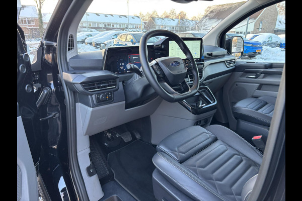 Ford Transit Custom Tourneo 340 2.5 PHEV L1H1 Titanium X | SCI | 233pk | Ergonomische Lederen Stoelen | Elektrische schuifdeuren links en rechts | Prijs is incl. BTW/BPM | Stuur/Stoelverwarming | Trekhaak Wegklapbaar | B&O Play | Verlengde Fabrieksgarantie tot 05-2029