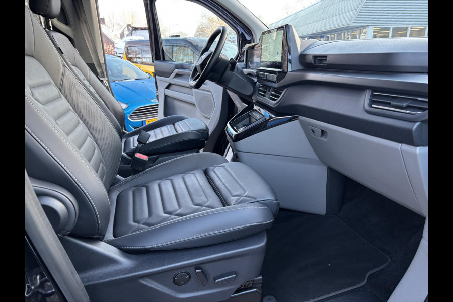 Ford Transit Custom Tourneo 340 2.5 PHEV L1H1 Titanium X | SCI | 233pk | Ergonomische Lederen Stoelen | Elektrische schuifdeuren links en rechts | Prijs is incl. BTW/BPM | Stuur/Stoelverwarming | Trekhaak Wegklapbaar | B&O Play | Verlengde Fabrieksgarantie tot 05-2029