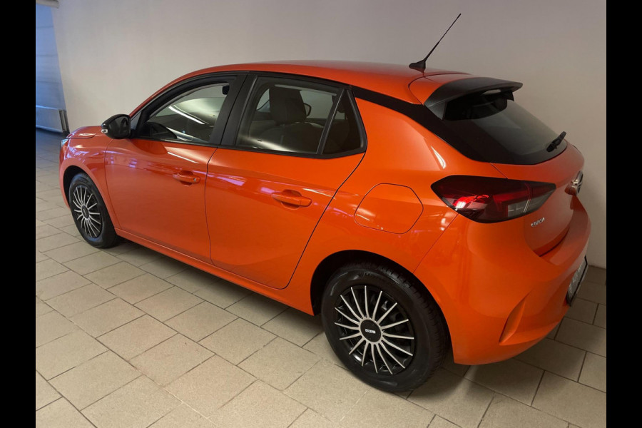 Opel Corsa 1.2 Edition AIRCO NAVI VIA APP CRUISE PARELMOER ORANJE APPLE CARPLAY ZEER LAGE KM STAND NIEUWSTAAT