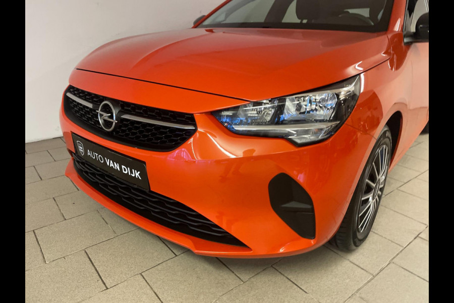 Opel Corsa 1.2 Edition AIRCO NAVI VIA APP CRUISE PARELMOER ORANJE APPLE CARPLAY ZEER LAGE KM STAND NIEUWSTAAT