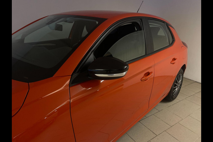 Opel Corsa 1.2 Edition AIRCO NAVI VIA APP CRUISE PARELMOER ORANJE APPLE CARPLAY ZEER LAGE KM STAND NIEUWSTAAT