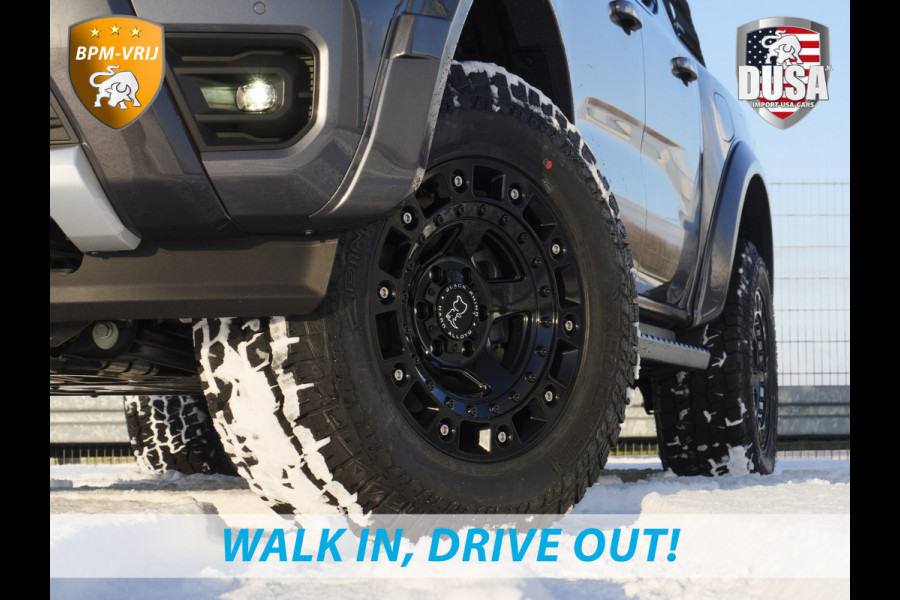 Ford Ranger 2.3 Double Cab Wildtrak PHEV | Plug-in Hybrid | High Peaks | Unieke uitvoering! | Lift kit | Bed Rack incl LED | Roof Rack incl Led | Fender Flares | Black Rhino Wheels | Ford Custom Grille