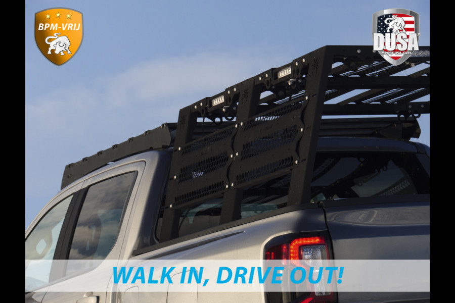 Ford Ranger 2.3 Double Cab Wildtrak PHEV | Plug-in Hybrid | High Peaks | Unieke uitvoering! | Lift kit | Bed Rack incl LED | Roof Rack incl Led | Fender Flares | Black Rhino Wheels | Ford Custom Grille