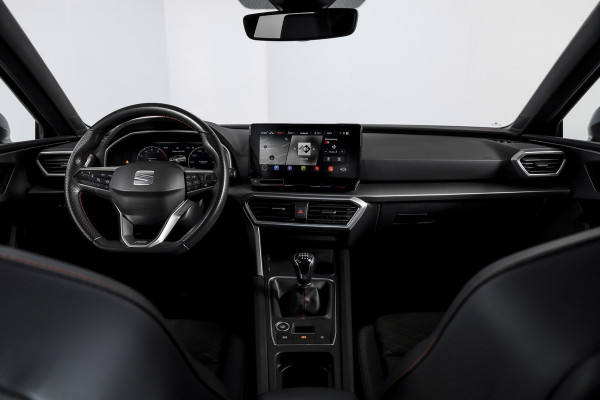 Seat Leon 1.5 TSI FR | Dig. Cockpit | Adapt. Cruise | Stoel.-+Stuurverw | PDC | NAV + App. Connect | ECC | LM 18" |