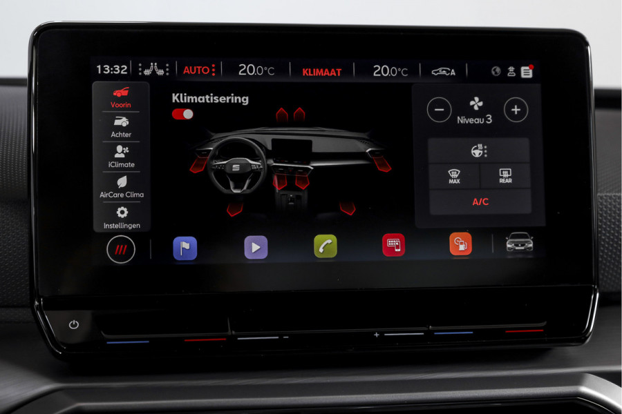 Seat Leon 1.5 TSI FR | Dig. Cockpit | Adapt. Cruise | Stoel.-+Stuurverw | PDC | NAV + App. Connect | ECC | LM 18" |