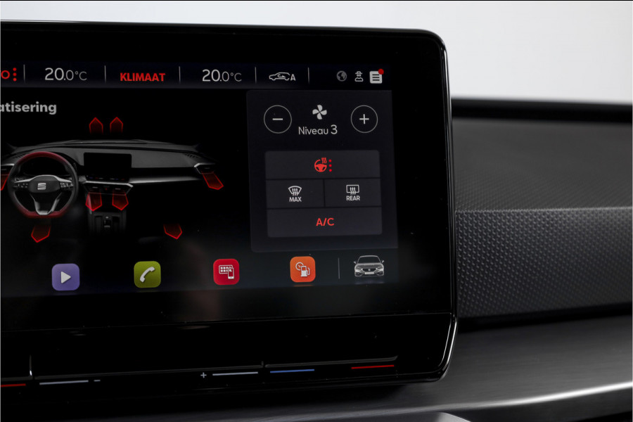 Seat Leon 1.5 TSI FR | Dig. Cockpit | Adapt. Cruise | Stoel.-+Stuurverw | PDC | NAV + App. Connect | ECC | LM 18" |