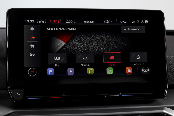 Seat Leon 1.5 TSI FR | Dig. Cockpit | Adapt. Cruise | Stoel.-+Stuurverw | PDC | NAV + App. Connect | ECC | LM 18" |