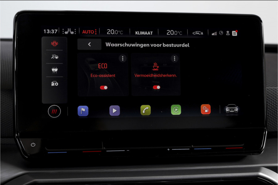 Seat Leon 1.5 TSI FR | Dig. Cockpit | Adapt. Cruise | Stoel.-+Stuurverw | PDC | NAV + App. Connect | ECC | LM 18" |