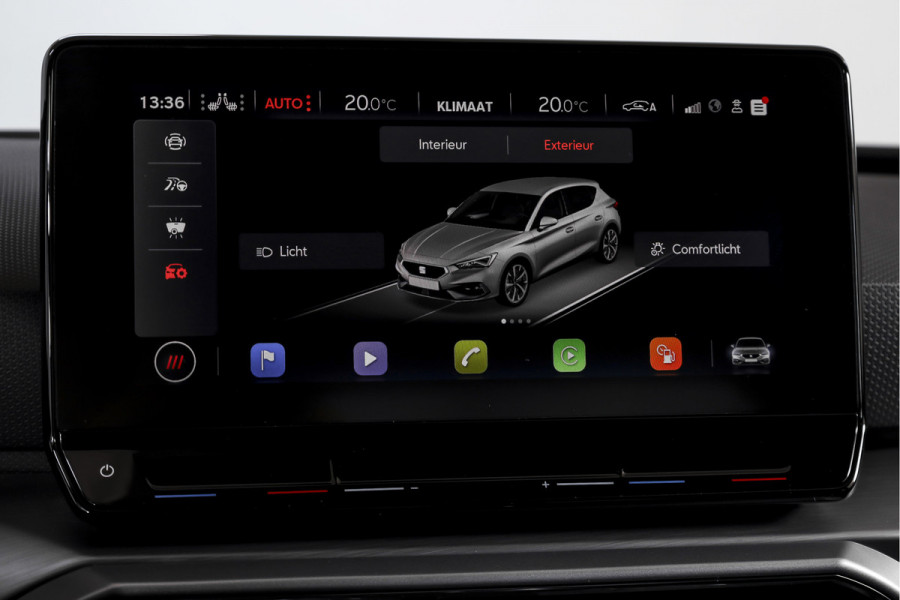 Seat Leon 1.5 TSI FR | Dig. Cockpit | Adapt. Cruise | Stoel.-+Stuurverw | PDC | NAV + App. Connect | ECC | LM 18" |