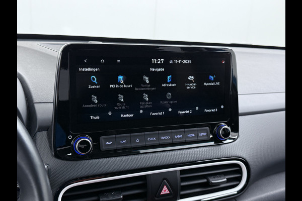 Hyundai Kona 1.6I HEV AUT-6 141pk Adap.Cruise Trekhaak HUD Camera Android Apple Carplay Navi Bordherkenning PDC Fashion Keyless Head-Up-Display Lane-Assist+ACC ESP Mild Hybride Priv.Glass Botsing waarsch syst Dodehoek-assistent
