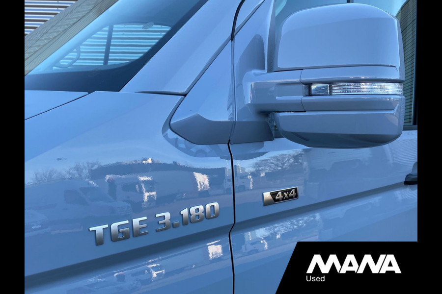 MAN TGE 35 2.0 L3H2 3.180 180PK MANA PERFORMANCE Automaat 4x4 LED Camera Sensoren Car-Play Trekhaak Cruise