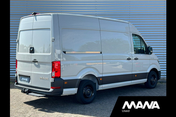 MAN TGE 35 2.0 3.140 140PK Automaat Ascot Gray Airco Cruise Navi Car-Plat Trekhaak Sensoren Camera Multifunctioneel stuurwiel Lane-assis