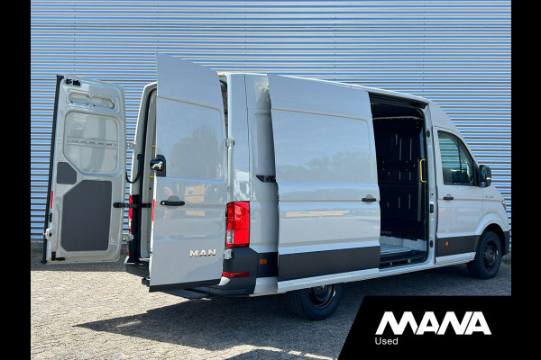 MAN TGE 35 2.0 3.140 140PK Automaat Ascot Gray Airco Cruise Navi Car-Plat Trekhaak Sensoren Camera Multifunctioneel stuurwiel Lane-assis