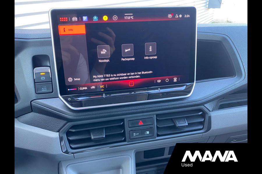 MAN TGE 35 2.0 3.140 140PK Automaat Ascot Gray Airco Cruise Navi Car-Plat Trekhaak Sensoren Camera Multifunctioneel stuurwiel Lane-assis