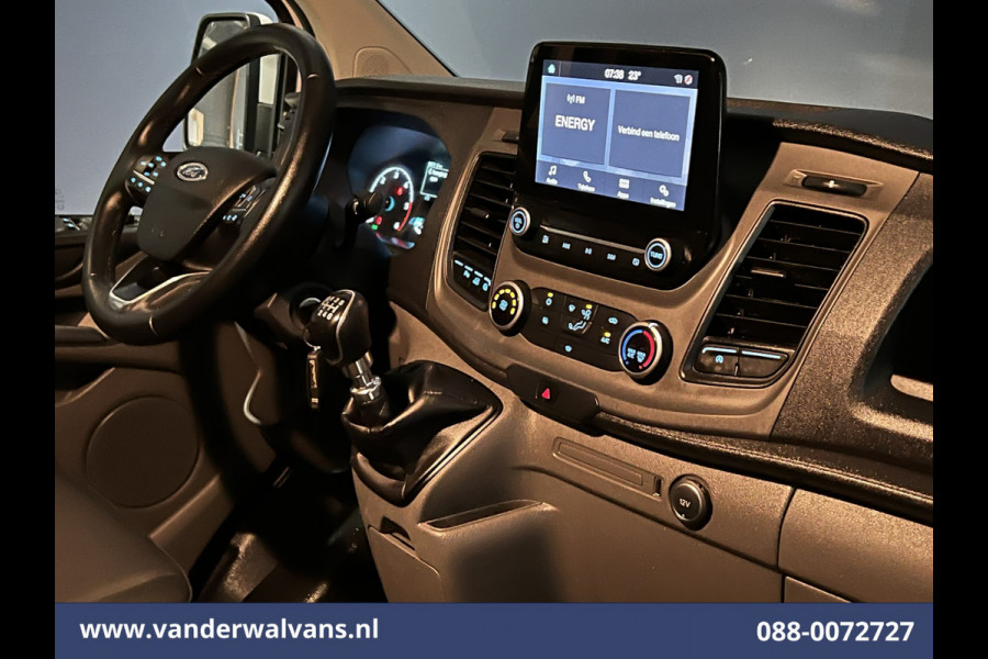 Ford Transit Custom 2.0 TDCI L2H1 Euro6 *Rijklaar Direct Rijden* Airco | Camera | Android auto | Cruisecontrol | Parkeersensoren verwarmde voorruit, bijrijdersbank, 2800kg trekvermogen