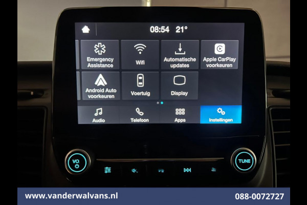 Ford Transit Custom 2.0 TDCI L2H1 Euro6 # Airco | Camera | Apple Carplay | Android Auto | LED | Cruisecontrol Parkeersensoren, verwarmde voorruit, Bijrijdersbank, 2800kg trekvermogen