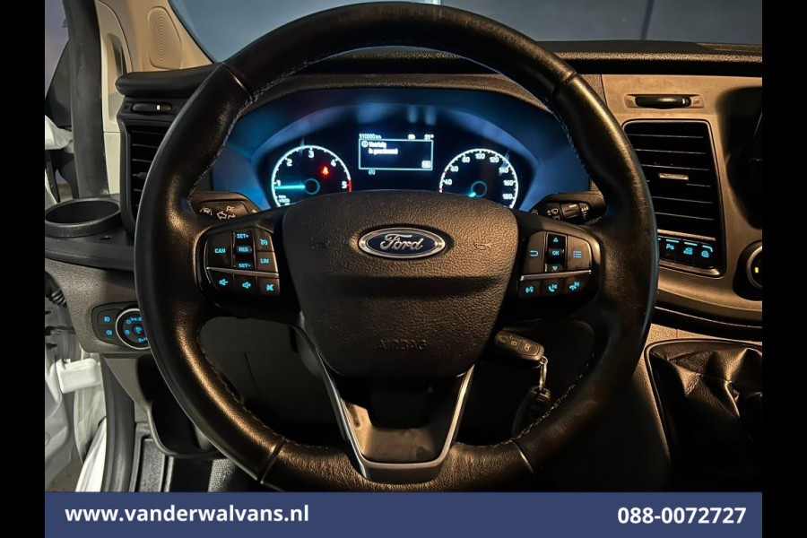 Ford Transit Custom 2.0 TDCI L2H1 Euro6 # Airco | Camera | Apple Carplay | Android Auto | LED | Cruisecontrol Parkeersensoren, verwarmde voorruit, Bijrijdersbank, 2800kg trekvermogen