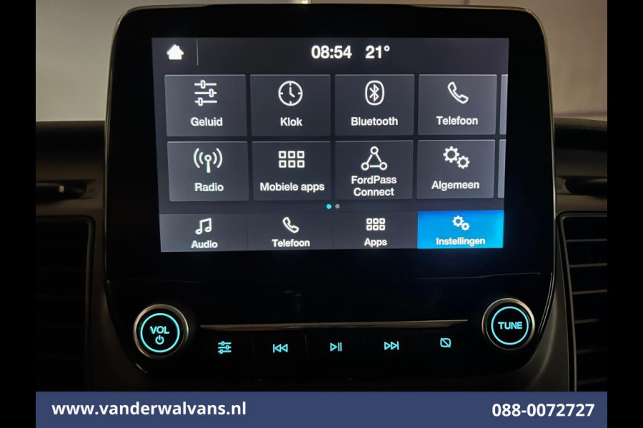 Ford Transit Custom 2.0 TDCI L2H1 Euro6 # Airco | Camera | Apple Carplay | Android Auto | LED | Cruisecontrol Parkeersensoren, verwarmde voorruit, Bijrijdersbank, 2800kg trekvermogen