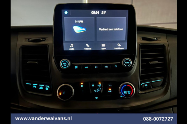 Ford Transit Custom 2.0 TDCI L2H1 Euro6 # Airco | Camera | Apple Carplay | Android Auto | LED | Cruisecontrol Parkeersensoren, verwarmde voorruit, Bijrijdersbank, 2800kg trekvermogen