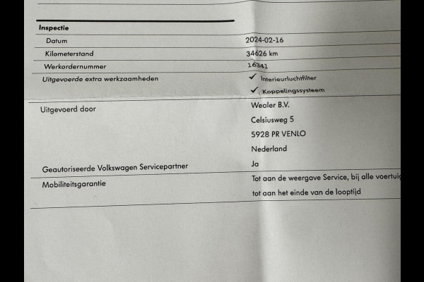 Volkswagen Polo 1.0 TSI Highline Adaptive cruise Climate control Navigatie DAB Bluetooth Parkeersensoren voor en achter