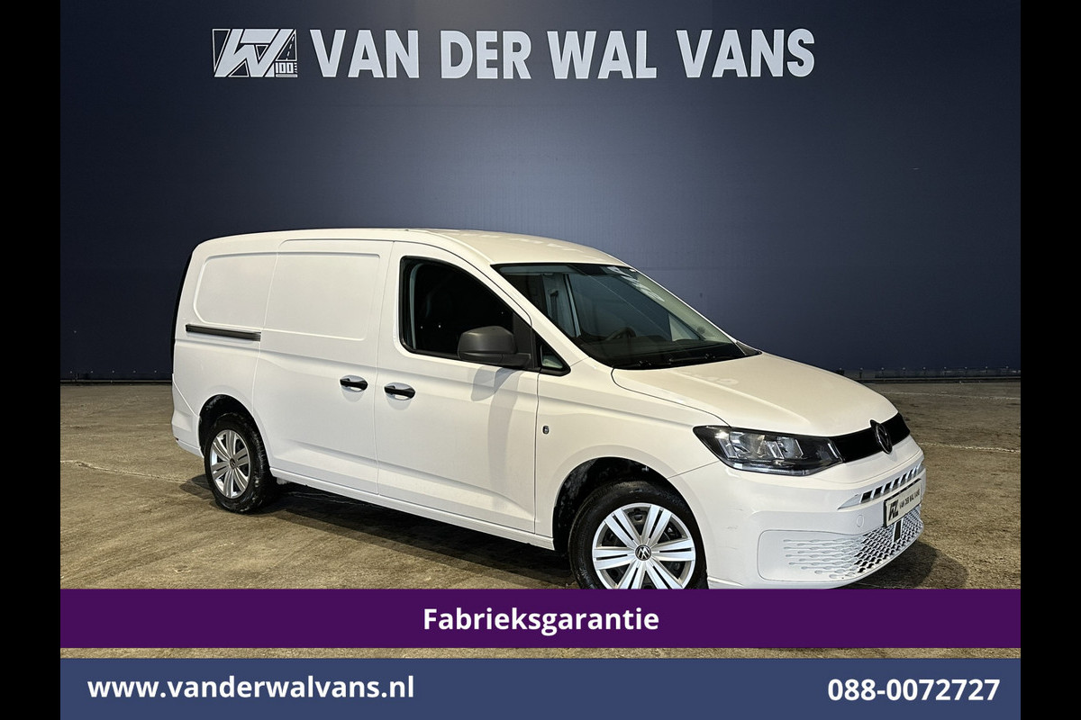 Volkswagen Caddy Cargo Maxi 2.0 TDI 115pk L2H1 Fabrieksgarantie Euro6 Airco | Camera | Apple Carplay | Bumper in de kleur Android Auto, Zijdeur
