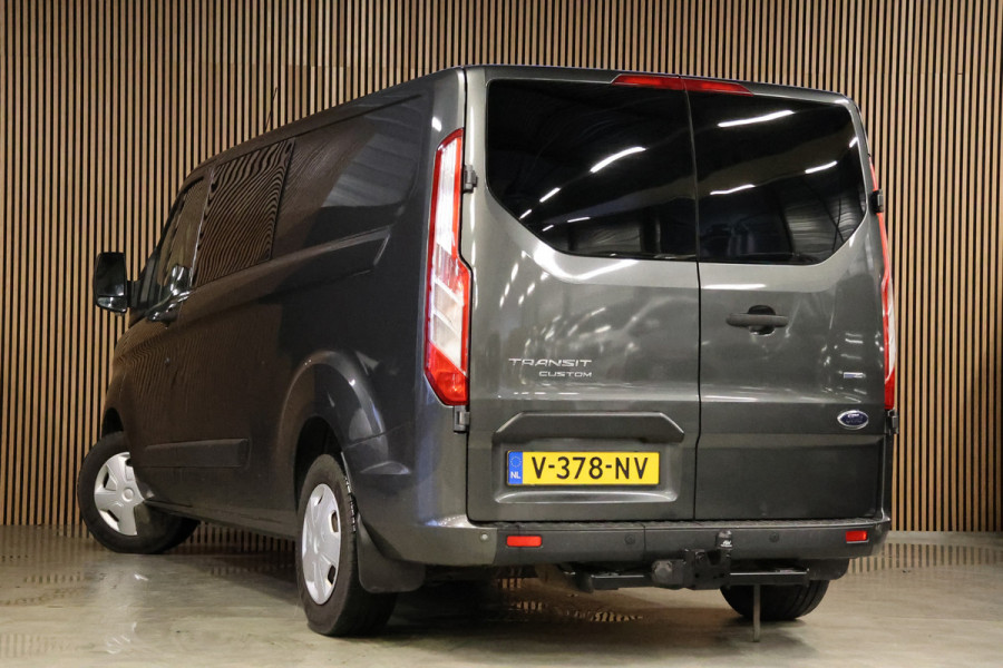 Ford Transit Custom 300 2.0 TDCI L2H1 DC | Dubbel Cabine | 5-Zitter | Stoelverwarming | DAB | PDC V+A | Cruise control | Trekhaak | MF Stuur | Airco | Nieuwe APK | NAP Logisch | Motorrevisie | Nieuwe distributiriem | Euro 6
