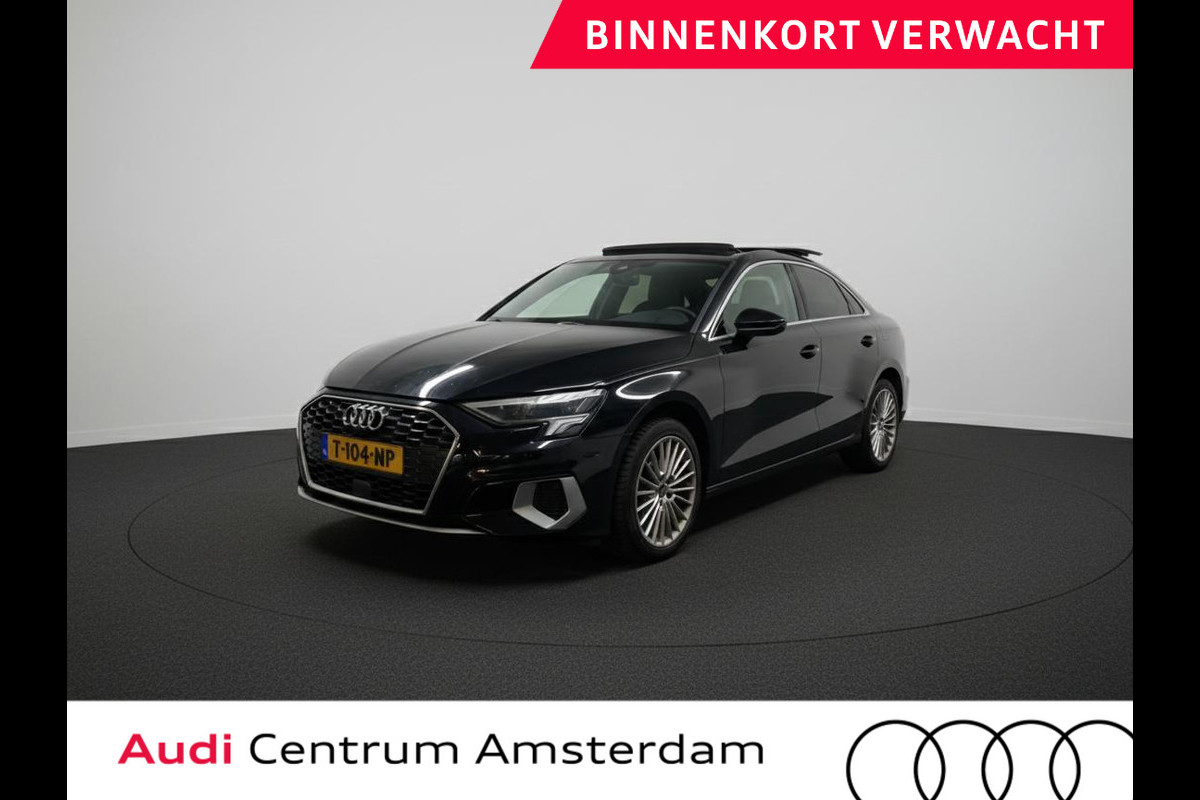Audi A3 Limousine 35 TFSI Advanced edition 150 pk S-tronic | Verlengde garantie | Navigatie | Panoramadak | Parkeersensoren achter | Achteruitrijcamera | Stoelverwarming |